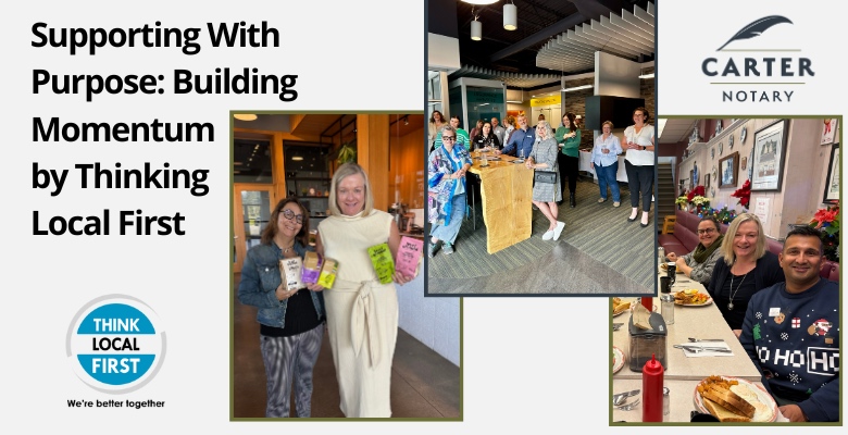 Supporting With Purpose: Building Momentum by Thinking Local First