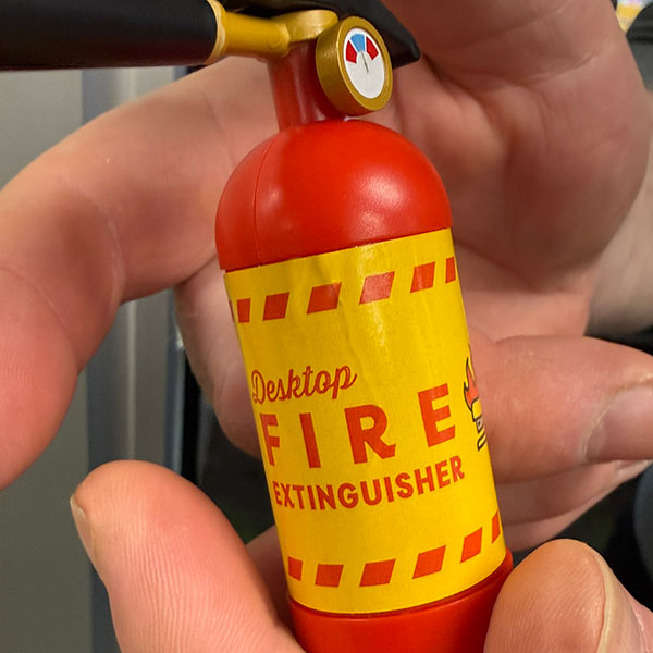 desktop fire extinguisher