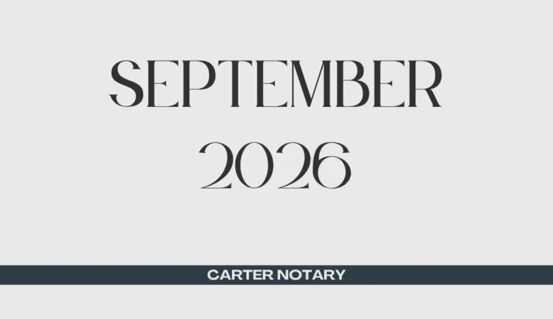 September 2026 Newsletter
