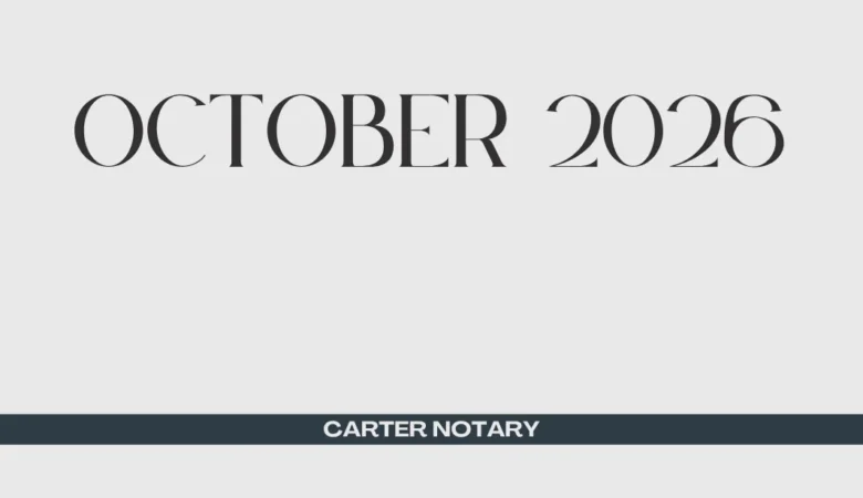 October 2026 Newsletter